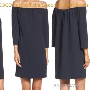 FELICITY & COCO Lark Off the Shoulder Shift Dress